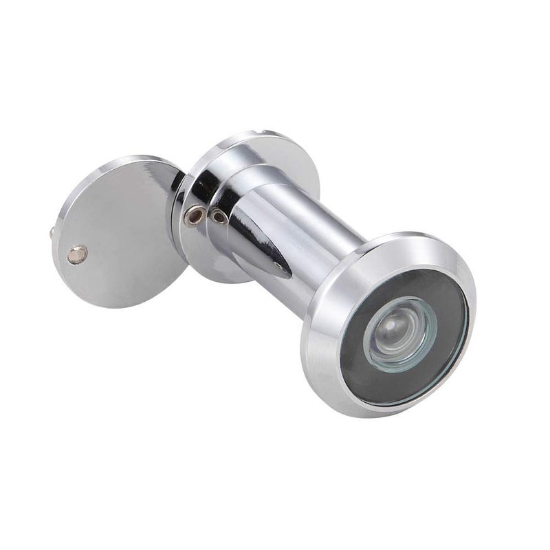 Forliggio Peephole Front Door Viewer with Privacy Cover, One-Way 220 Degrees in Chrome - Image 2